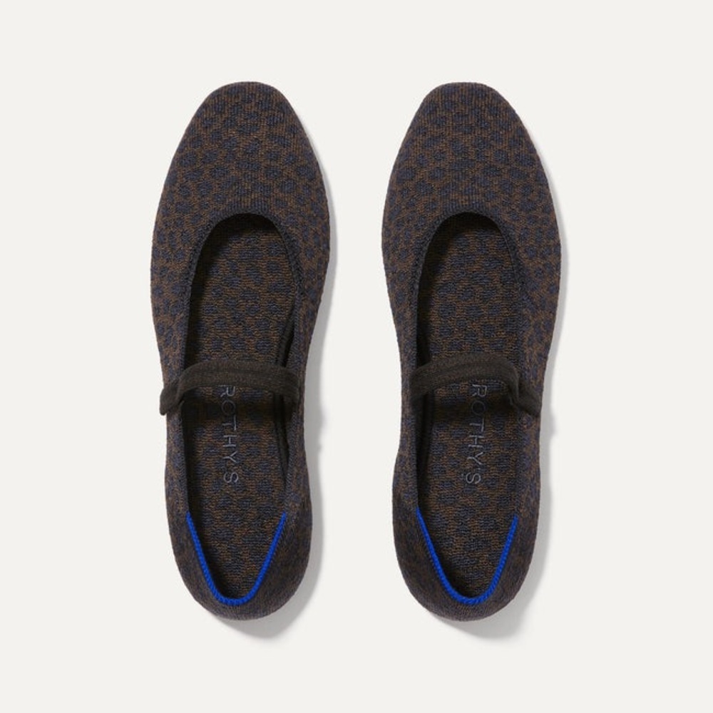 ISO Rothy’s Mary Janes Size 6 in Chocolate Polka Dot Pattern